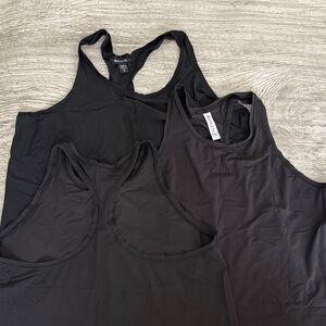 Black athleta Tank Tops size, large and extra large